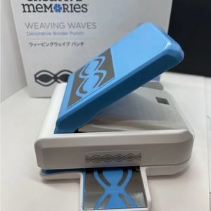 Creative Memories Weaving Waves Decorative Border Punch Rare Never Released New